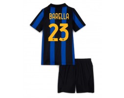 Inter Milan Nicolo Barella #23 Domaci Dres za Dječji 2026-27 Kratak Rukavima (+ kratke hlače)